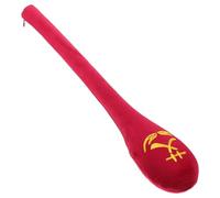 IMIKEYA Massaggiatore a Percussione per Collo e Schiena Martello da Massaggio Tradizionale Cinese in Colore Rosso Simbolo AI Strumento Ergonomico per Agopuntura e Rilassamento Completa del Corpo