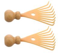 IMIKEYA Massaggiatore per Cuoio Capelluto Portatile 2 Pezzi Grattatore Manuale Delicato e Mini per Massaggio Profondo e Sollievo dal Prurito per Relax Quotidiano e Uso in Viaggio