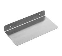 IMIKEYA Mensola Sospesa a Parete in Acciaio Inox Argento per Bagno | Formato Angolare, Supporto Robusto, Uso in Soggiorno e Bagno, Adatta a Vaso Succulento e Flaconi Spezie