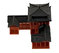 IMIKEYA Mini Padiglione Decorazione per Miniatura Accessorio per Bonsai Ornamentazione per Librerie Antica per Interni