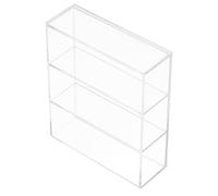 IMIKEYA Miniature Furniture Model Mini Display Cake Cabinet for Dollhouse Transparent Acrylic Bookshelf Adornment for Creative Scenarios and Kids Decor