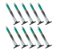 IMIKEYA Misuratore di profondità della banda di rotolamento dei pneumatici in metallo 0-25 mm 10 pezzi bicolore per auto moto e camion strumento portatile di misura precisa per