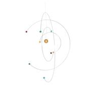 IMIKEYA Mobile Sospeso Tema Spaziale Mobile Decorativo Scientifico per Soffitto Arredamento Planetario Educativo per Aule e Camerette dei Ragazza