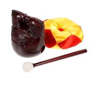 IMIKEYA Mokugyo in Legno Intagliato Per Meditazione Buddhista Cuscino Strumento Per Religiosi e Forniture Per Luoghi Di Buddisti Decorazioni Per Sala Di Preghiera e Pratica Zen