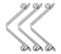 IMIKEYA Molla in acciaio inox per stampelle, 3 pezzi, clip a V regolabile, accessorio per bastone e deambulatore, supporto sicuro per ausili di mobilità e accessori per bastoni