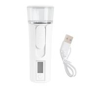 IMIKEYA Nano Umidificatore Viso 40 ml Bianco Bruma Idratante e Spray Viso Portatile Atomizzatore di Bellezza Multifunzionale per Pelle Grassa e Secca Uso Casa Ufficio e Auto