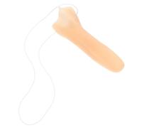 IMIKEYA Naso da Strega in Vinile Beige, Accessorio Divertente e Unico per Cosplay di Halloween, per Feste e Spettacoli
