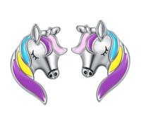 IMIKEYA Orecchini Unicorno 1 Paio per Ragazze Gioielli Creativi per Feste Accessori per Costumi Dettaglio per Occasioni Speciali