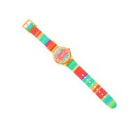IMIKEYA Orologio Al Per Ragazzo Ragazza Orologio Per Adolescenti in Silicone Arancione Regalo Moda Per Scuola