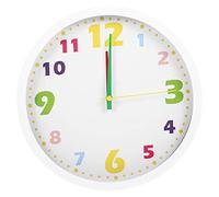 IMIKEYA Orologio Da Parete Analogico Silenzioso Decorativo Con Numeri Moderni Per Bambini Perfetto Per Larredamento Della Camera Da Letto