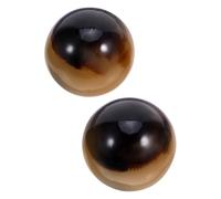 IMIKEYA Palline in resina per massaggi mani, con impugnatura manuale, piccole 2 pezzi, per esercitare le dita e rafforzare le mani, ideali per il fitness e l'uso portatile