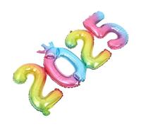 IMIKEYA Palloncini Alluminio per Capodanno Decorazioni Eleganti e Resistente per Feste Compleanni e Foto Booth Moderno e Design Distintivo per Festeggiamenti Fine Anno