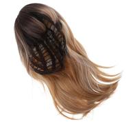 IMIKEYA Parrucca Bob - Parrucca per capelli da donna, con capelli sintetici di media sfumati dorati, per feste, cosplay e diario