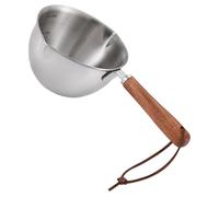 IMIKEYA Pentolino Induzione in Acciaio con Doppia Beccuccio Versatore Pentola Piccola per Sciogliere Burro e Riscaldare Latte Resistente e Facile da Pulire per Cucina e Salse