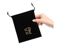 IMIKEYA per Asciugacapelli in con Coulisse Leggero e Borsa Porta Phon da Viaggio per Casa Custodia Pratica per Accessori e Piccoli Oggetti Colore Nero