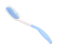 IMIKEYA Pettine a manico lungo curvo in plastica ABS per massaggio dei capelli flessibile e leggero adatto per persone anziane disabilità manuale per la cura dei capelli asciutti e bagnati uso