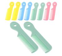 IMIKEYA Pettini per ragazze 16 pezzi Mini Set di pettini colorati pastello denti arrotondati per massaggi e cura della pelle capelluto portatili e sicuri per pettinare i capelli dei bambini