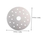 IMIKEYA Piastra Diffusore Calore Acciaio per Pentole Induzione Conduzione Termica per Casseruola e Pentole Vetro Accessorio Cucina Resistente per Uso e Professionale