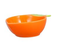 IMIKEYA Piattino in Ceramica Piatti Per Immersione Nell'olio D'oliva Piatto Di Antipasti Ciotola a Forma Di Frutta Ciotola Piattini in Porcellana Piatto Per Immersione Piatto Mini Orange