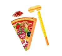 IMIKEYA Pignata Pizza Bambini con Design Divertente Include e Coriandoli Decorazione a tema per feste di compleanno e gruppi