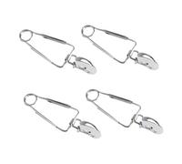 IMIKEYA Pinze per alimenti in acciaio inox, set di 4 pezzi, pinze a molla per lumache e frutti di mare, utensili pratici per servire ristoranti barbecue ed eventi