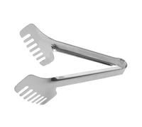 IMIKEYA Pinze per insalata in acciaio inox con design pettine antiscivolo, utensili resistenti per servire frutta e pasta e buffet cucina e professionale