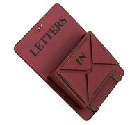 IMIKEYA Porta Lettere e Chiavi Da Parete Stile Vintage Organizer Decorativo Per Ingresso e Ufficio Per Casa e Negozi