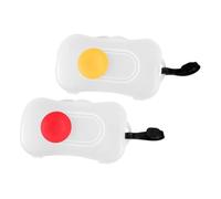 IMIKEYA Porta Salviette Umidificate Portatile 2 Pezzi in Pp e Silicone, Grande Capacità, Leggero e Sicuro per Pelli Delicate, Dispenser Riutilizzabile per Viaggi e Uso Quotidiano