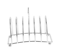 IMIKEYA Porta Toast in Metallo Da Tavolo, Portapane Organizer Per Toast Per Dispensa, Supporto Da Tavolo Per Fette Di Pane Tostato Per Uso Quotidiano e Feste, Capacità 6 Fette