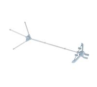 IMIKEYA Portabiancheria pieghevole e telescopico per ferro da stiro a vapore, appendiabiti portatile, per facilitare la stiratura e l'asciugatura, design leggero e compatto per una conservazione