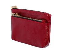 IMIKEYA Portafoglio Donna Piccola in Sintetico con Portafoglio Compatto e Carte Elegante per Diario e, rosso, 12.80X9.50X2.00CM, Casual
