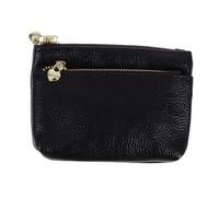 IMIKEYA Portafoglio Donna Piccola in Sintetico con Portafoglio Compatto e Carte Elegante per Diario e, Nero , 12.80X9.50X2.00CM, Casual
