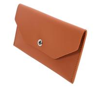 IMIKEYA Portapassaporto in Pu Resistente e Leggero, Organizer Portatile per Carte e Busta per Soldi, Custodia Compatta per Viaggio da Uomo, Protezione Antiusura per Documenti di Viaggio