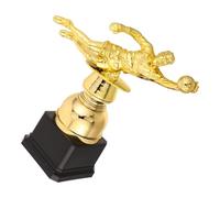 IMIKEYA Premio Resistente All'ossidazione e Sbiadimento Design Elegante Portiere Calcio in Plastica Oro per Premi Club e Eventi di Lega Giovani