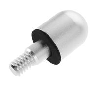 IMIKEYA Protezione paraurti posteriore per Smart alluminio resistente design rotondo anti-collisione accessorio automobilistico facile da installare guardia di picco posteriore compatibile