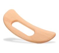 IMIKEYA Raschietto per massaggi in legno, a forma di luna, con bordo di guasha multiuso per corpo e collo, strumento naturale resistente all'usura per benessere e relax