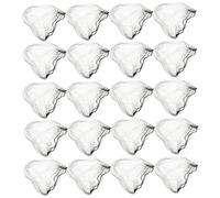 IMIKEYA Rete elastica per chignon invisibile, nera, 50 cm, 60 pezzi, accessorio per capelli femminili, adatto per balletto hostess e fiocchi da danza