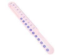 IMIKEYA Righello digitale scorrevole per bambini per l'apprendimento dei numeri e sottrarre strumento matematico per la casa e l'asilo colore rosa