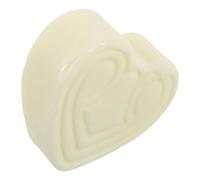 IMIKEYA Sapone artigianale in barra acido ialuronico e seta, a forma di cuore, idratante e nutriente per la cura della pelle sensibile, del corpo naturale