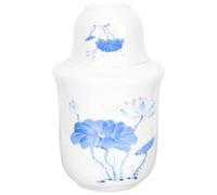 IMIKEYA Scalda Sakè in Ceramica Elegante Design Semplice, Facile da Trasportare e Conservare, per Uso Domestico e Degustazione di Liquori