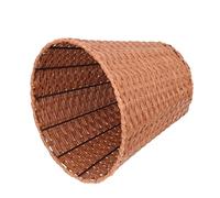 IMIKEYA Secchio portaoggetti in simil rattan bidone cestino dei rifiuti di alghe ceste portaoggetti cesti portaoggetti Cestino per l'organizzazione della casa Cesto di stoccaggio creativo