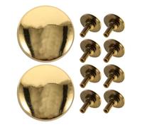 IMIKEYA Second Hand Caps Orologio da Parete in Plastica Oro, Kit 200 Pezzi per Fai-da-, Facile Installazione e Mantenimento Precisione