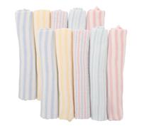 IMIKEYA Set 10 Fasce Addominali in Cotone Elastiche per Ragazzo Ragazza Protezioni Traspiranti per la Pancia Cinture Decorativa per Dalla Nascita a Prima Infanzia Uso Quotidiano e