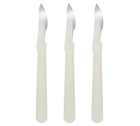 IMIKEYA Set 3 Pezzi Coltelli per Pane in Carbonio Righello, Taglierina per Punteggiatura e Modellatura, Utensili da Cucina per Tagliare e Formare Pane Fatto in Casa