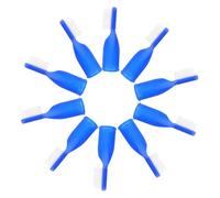 IMIKEYA Set Da 10 Mini Spazzolini Da Denti a Dito Setole Morbide, Sicuri Per Uso Penitenziario e Viaggio, Spazzolino Corto Monouso Per Pulizia Orale Nelle Carceri