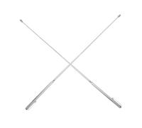 IMIKEYA Set di 2 aste radiestesia professionale in acciaio inox Dowsing Rods telescopici leggeri per campeggio e attività all'aria ergonomia migliorata, strumento preciso per