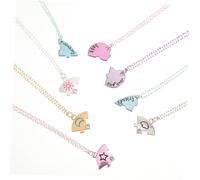 IMIKEYA Set di 2 collane di amicizia per migliori amiche con ciondolo a forma di puzzle in lega resistente ed elegante design minimalistico per sorelle e ragazze per diario