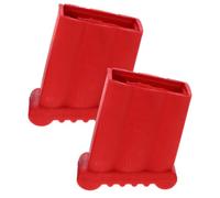 IMIKEYA Set di 2 cuscinetti antiscivolo per scala in gomma, 25 x 70 mm, per proteggere le scale e i mobili, accessorio sicuro e pratico, colore: rosso