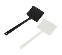 IMIKEYA Set di 2 spatole in silicone resistenti al calore per cottura antiaderente antigraffio con manico ergonomico antiscivolo per uova crepes hamburger e frittelle