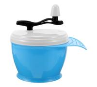 IMIKEYA Set di ciotole per tingere i capelli blu con miscelatore manuale ciotole in plastica resistenti e anti-sfioramento per uso professionale e domestico nei saloni di bellezza